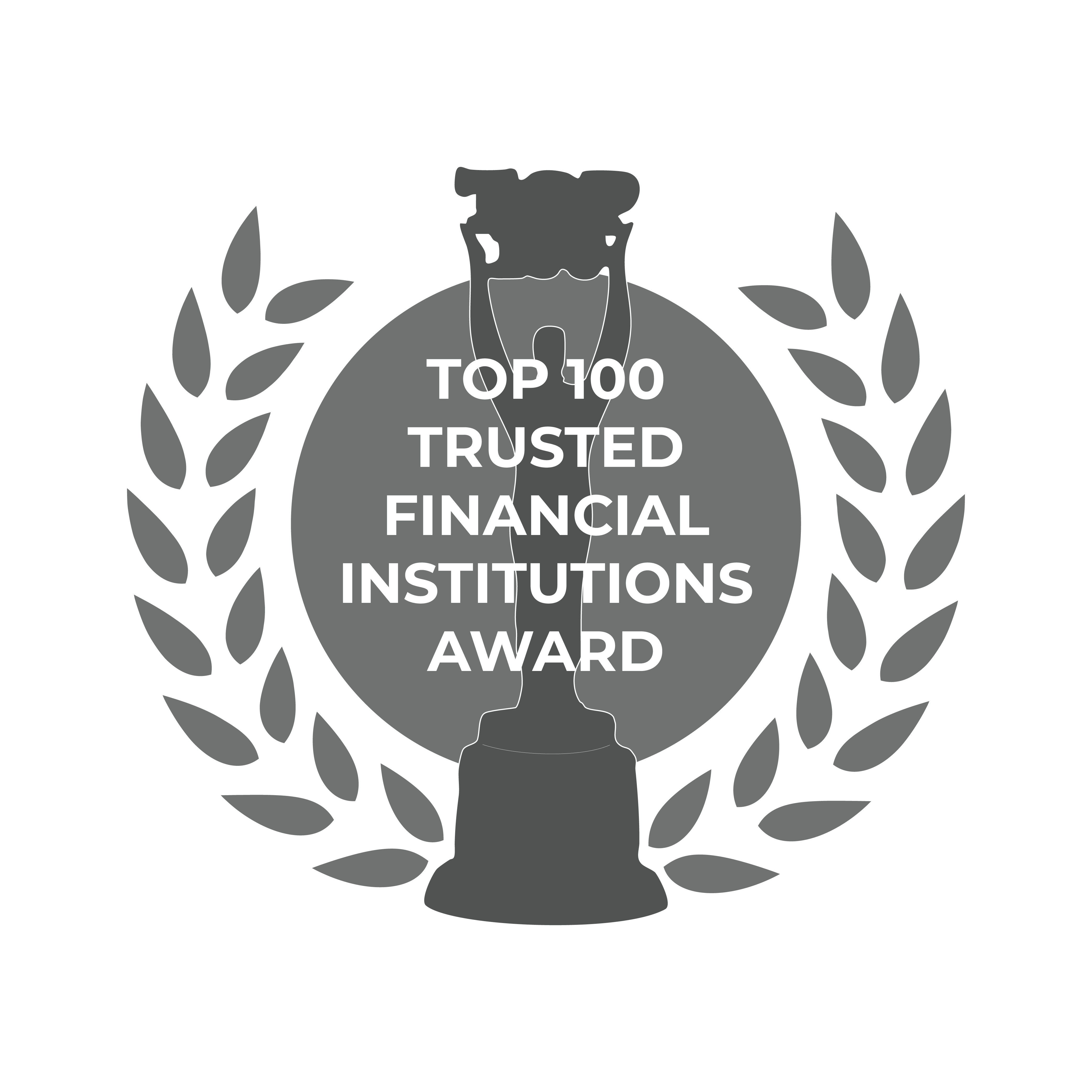 TOP  TRUSTED FINANCIAL INSTITUTIONS AWARD 